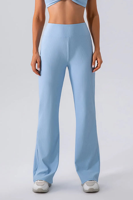 High Waist Straight Active Pants - Byyde