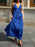 V-Neck Tiered Maxi Cami Dress - Byyde