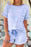 Bow Print Short Sleeve Top and Shorts Pajama Set - Byyde