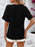 Mandy V-Neck Dropped Shoulder T-Shirt - Byyde