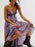 Floral V-Neck Maxi Cami Dress - Byyde