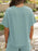 Full Size Ribbed Short Sleeve Top and Shorts Two-Piece Set Plus Size - Byyde