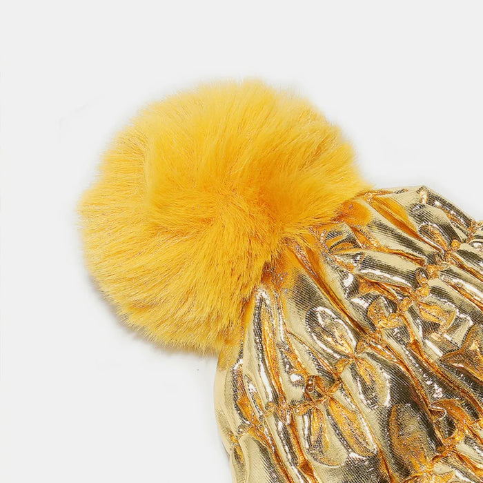 Thermal Knit Hat with Pompom - Byyde
