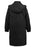 Long Sleeve Longline Hooded Winter Coat with Pockets - Byyde