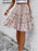 Floral Print Midi Skirt - Byyde