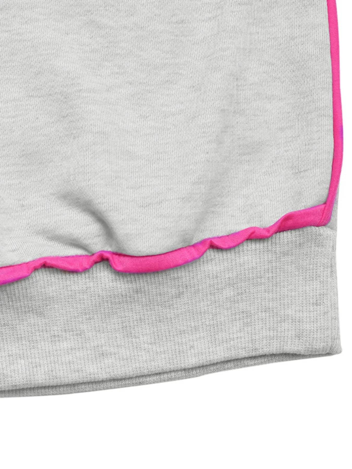 Contrast Trim Oversized Sweatshirt - Byyde