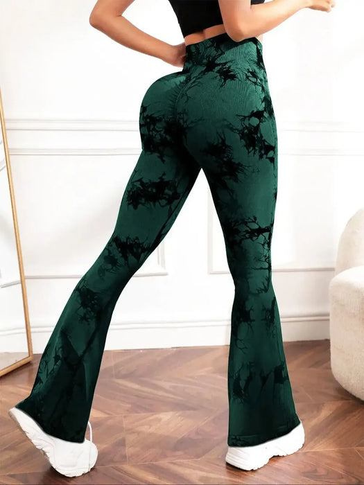 Tie-Dye High Waist Active Leggings - Byyde