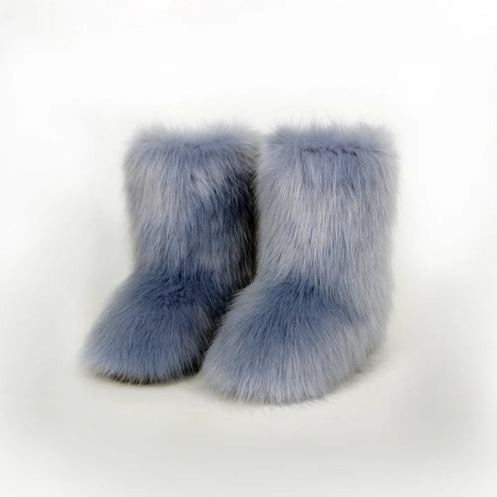 Thermal Fuzzy Platform Boots - Byyde