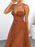 Sweetheart Neck Tulle Midi Dress - Byyde