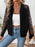 Lace Baseball Collar Zip Up Jacket - Byyde