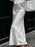 Satin Maxi Skirt with Drawstring Waist - Byyde