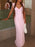 Ruffled V-Neck Sleeveless Maxi Dress - Byyde