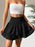 Smocked Layered Mini Skirt - Byyde