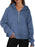 Half-Zip Hoodie with Kangaroo Pocket - Byyde