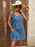 Decor Button Mini Tank Dress with Pockets - Byyde