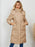 Long Sleeve Longline Hooded Winter Coat - Byyde