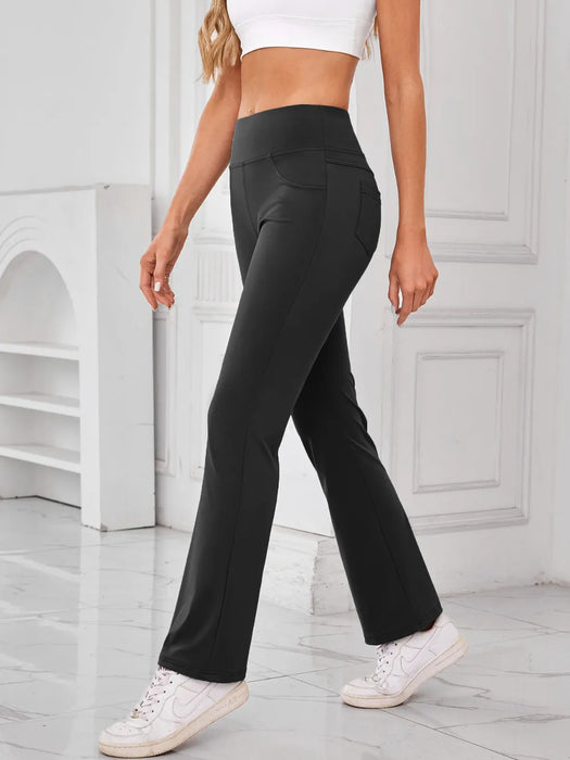 Lovelet High Waist Active Pants with Pockets - Byyde