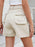 High Waist Belted Cargo Denim Shorts - Byyde