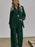 Button Up Long Sleeve Shirt and Pants Set - Byyde