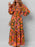 Smocked Floral Print Long Sleeve Maxi Dress - Byyde