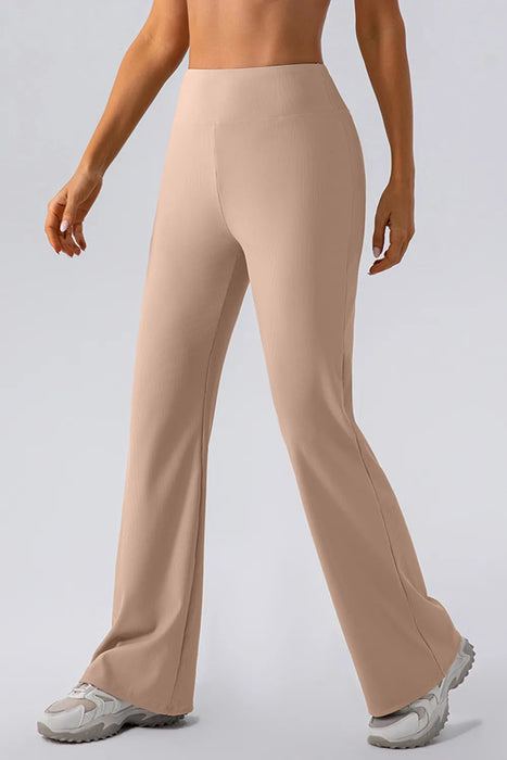 High Waist Straight Active Pants - Byyde