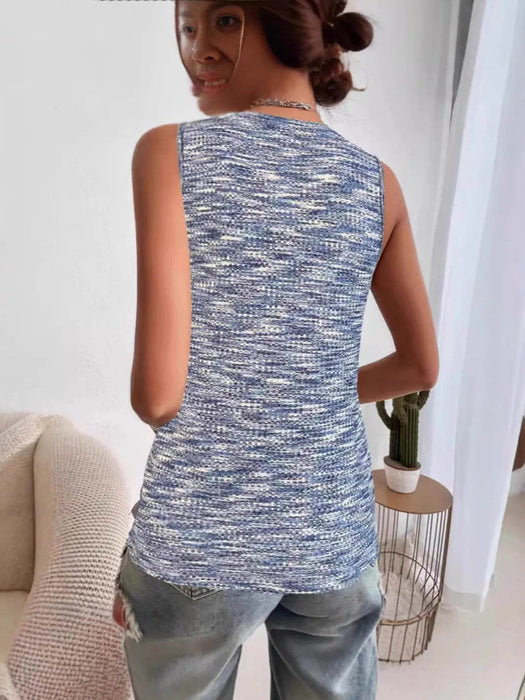 Full Size V-Neck Tank Plus Size - Byyde