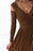 Slit Surplice Long Sleeve Maxi Dress - Byyde