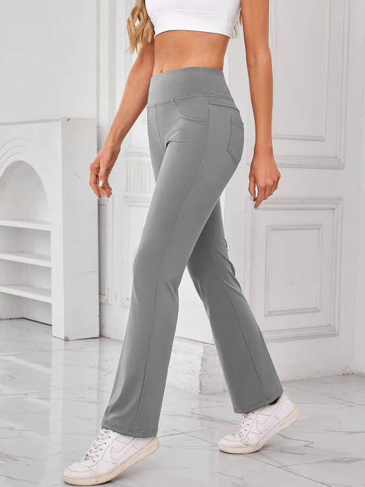 Lovelet High Waist Active Pants with Pockets - Byyde