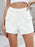 High Waist Cargo Denim Shorts - Byyde
