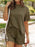 Full Size Ribbed Short Sleeve Top and Shorts Two-Piece Set Plus Size - Byyde