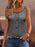 Striped Round Neck Tank Top - Byyde