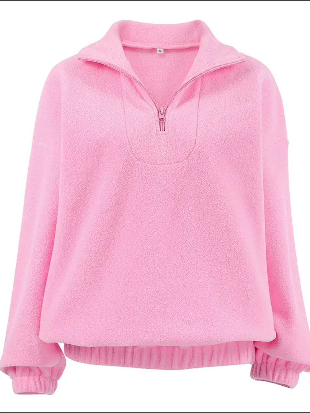 Quarter Zip Long Sleeve Sweatshirt - Byyde