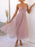 Sweetheart Neck Tulle Midi Dress - Byyde