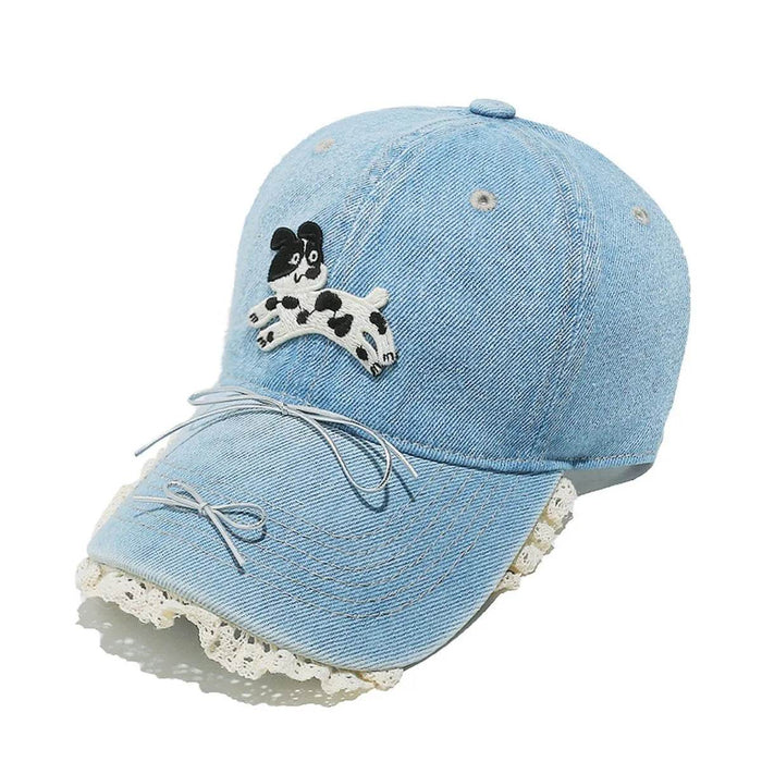 Dog Bow Adjustable Baseball Cap - Byyde