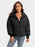 Zip Up Turtleneck Long Sleeve Puffer Jacket - Byyde