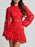 Lace Crochet Long Sleeve Mini Dress - Byyde