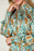 Double Take Full Size Printed Smocked Long Sleeve Blouse - Byyde