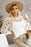 Hollowed Floral Lace Spliced Long Sleeve Blouse - Byyde