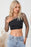Pearl Long Sleeve Mesh Cropped Top - Byyde