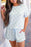 Printed Round Neck Top and Shorts Two-Piece Lounge Set - Byyde