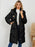 Long Sleeve Longline Hooded Winter Coat - Byyde
