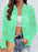 Sheer Lace Zip Up Long Sleeve Jacket - Byyde