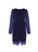 Sparkling Surplice Balloon Sleeve Mini Dress - Byyde