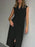 Lapel Collar Sleeveless Longline Blazer - Byyde