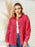 Distressed Raw Hem Denim Jacket - Byyde