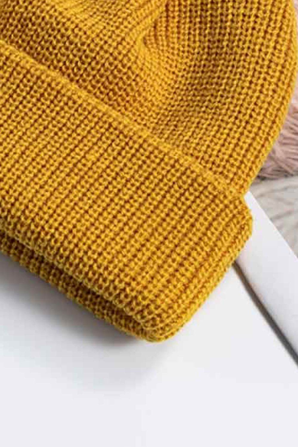 Cozy Rib-Knit Cuff Beanie - Byyde