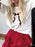 Plus Size Bow Round Neck Short Sleeve T-Shirt - Byyde