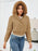 Pocketed Long Sleeve Cropped Hooded Winter Coat - Byyde
