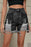 Distressed Fringe Denim Shorts - Byyde