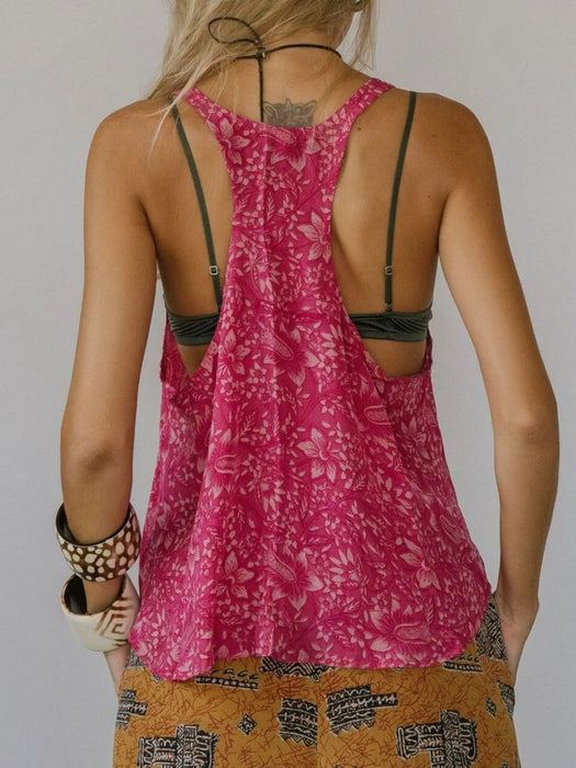 Printed Scoop Neck Tank - Byyde
